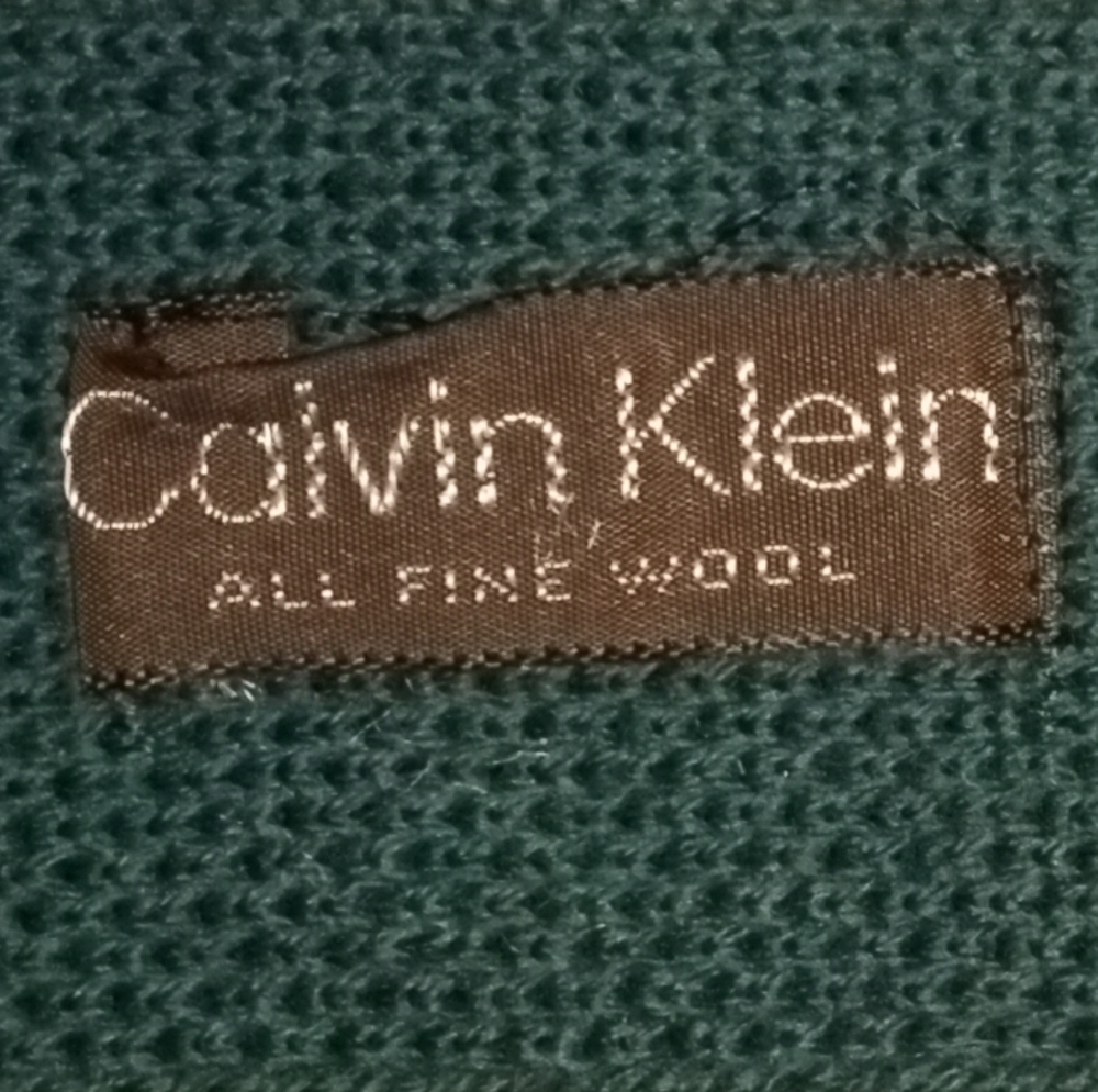 TIE- RARE VINTAGE 💯 % WOOL CALVIN KLEIN MENS
